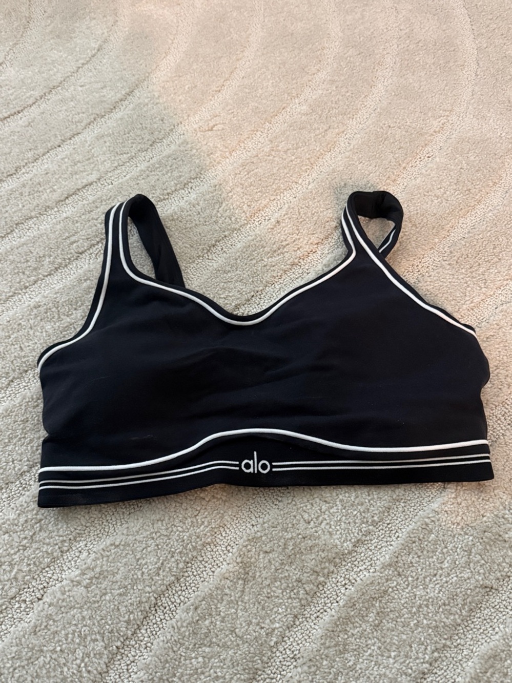 ALO Yoga Black Sports Bra